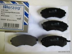 Bremsbel�ge vorne Nissan Almera Bj. 06.97-07.00