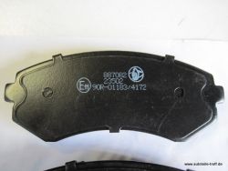 Bremsbel�ge vorne Nissan Almera Bj. 06.97-07.00