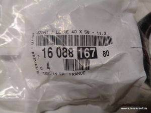 4 St�ck Citroen Peugeot Wellendichtring Simmering Kurbelwelle