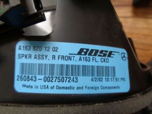 Bose System Soundsystem Mercedes ML W163 Mopf