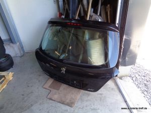 Peugeot 207 3 t�rig Heckklappe komplett schwarz EXLD