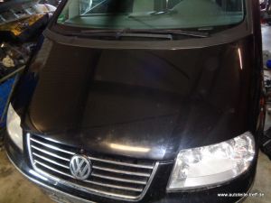 Motorhaube VW Sharan 7N Facelift in schwarz 00-04