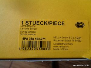 Hella Lambdasonde VW Neu Beetle 1,8T 2,5