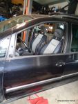 T�r vorne links komplett VW Sharan 7M schwarz LC9Z